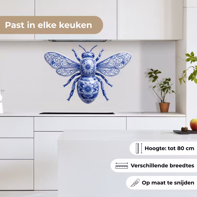 Bij - Modern - Delfts - Blauw keuken achterwand 2 middel -sfeer4_NL