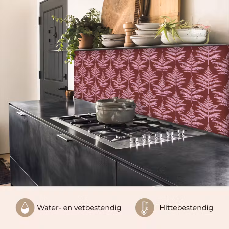 Blad - Patroon - Paars keuken achterwand 2 middel 871 -usp_NL
