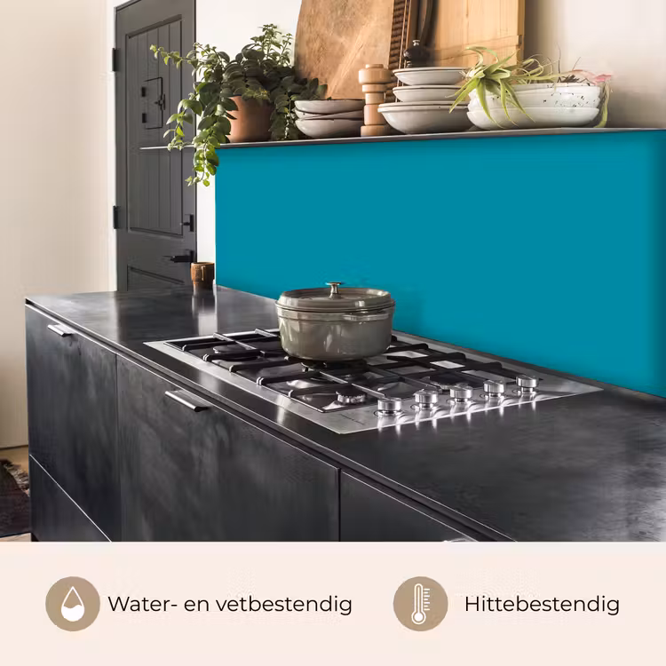 Blauw - Effen kleur keuken achterwand 2 middel 871 -usp_NL