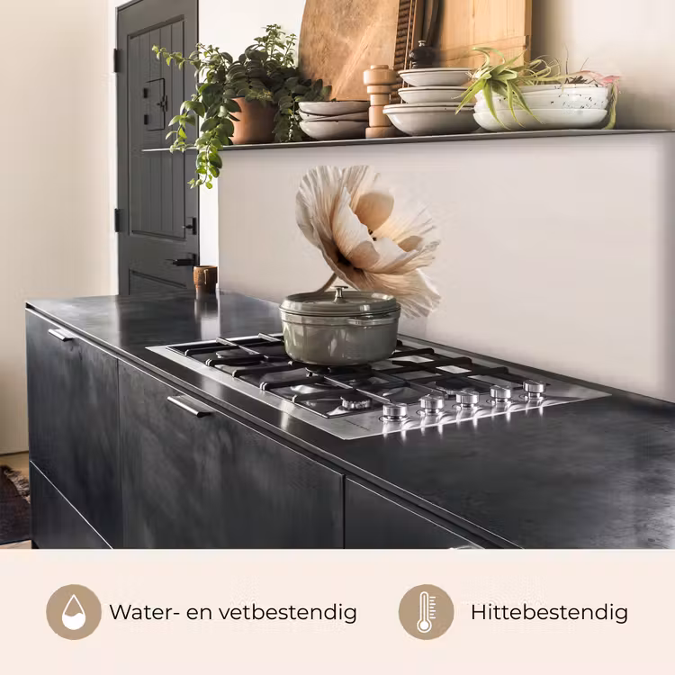 Bloem - Beige - Crème keuken achterwand 2 middel -usp_NL