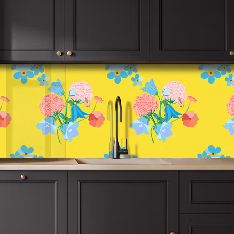 Bloemen - Boeket - Lente - Patronen keuken achterwand 2 middel 871 -sfeer1