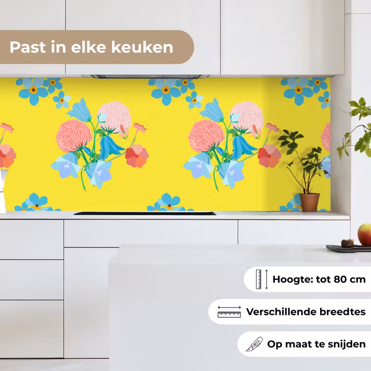 Bloemen - Boeket - Lente - Patronen keuken achterwand 2 middel 871 -sfeer4_NL