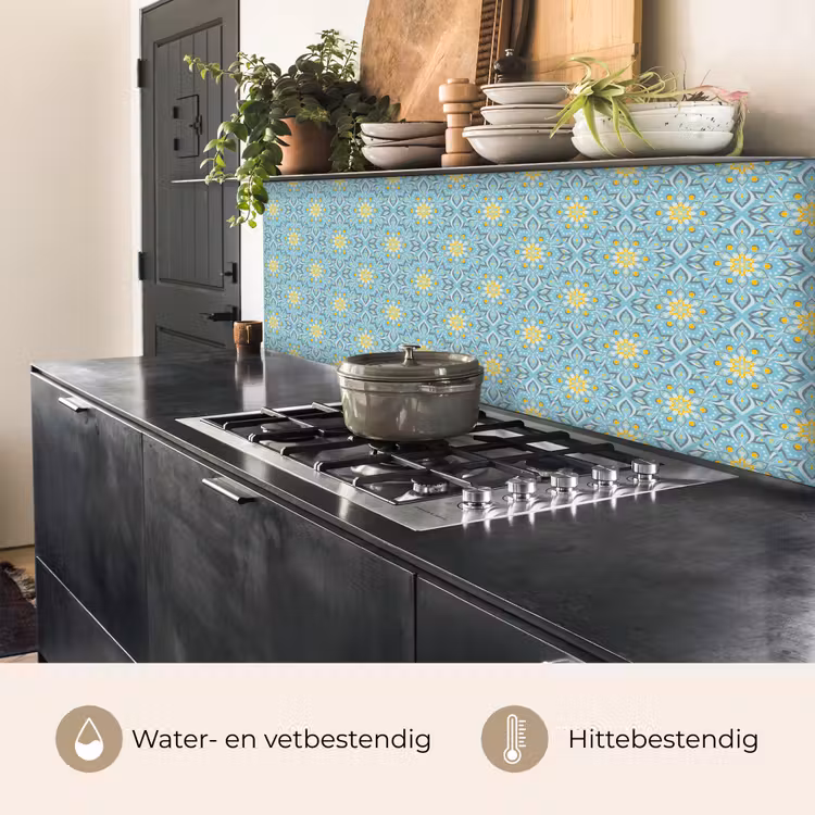 Bloemen - Boho - Patronen - Mandala - Vintage keuken achterwand 2 middel 871 -usp_NL