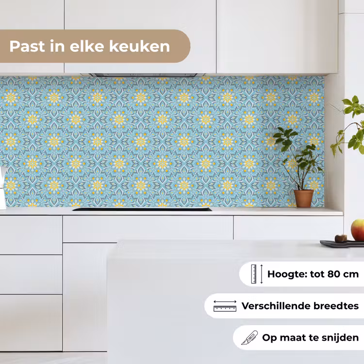 Bloemen - Boho - Patronen - Mandala - Vintage keuken achterwand 2 middel 871 -sfeer4_NL