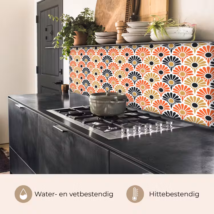 Bloemen - Japan - Patronen keuken achterwand 2 middel 871 -usp_NL