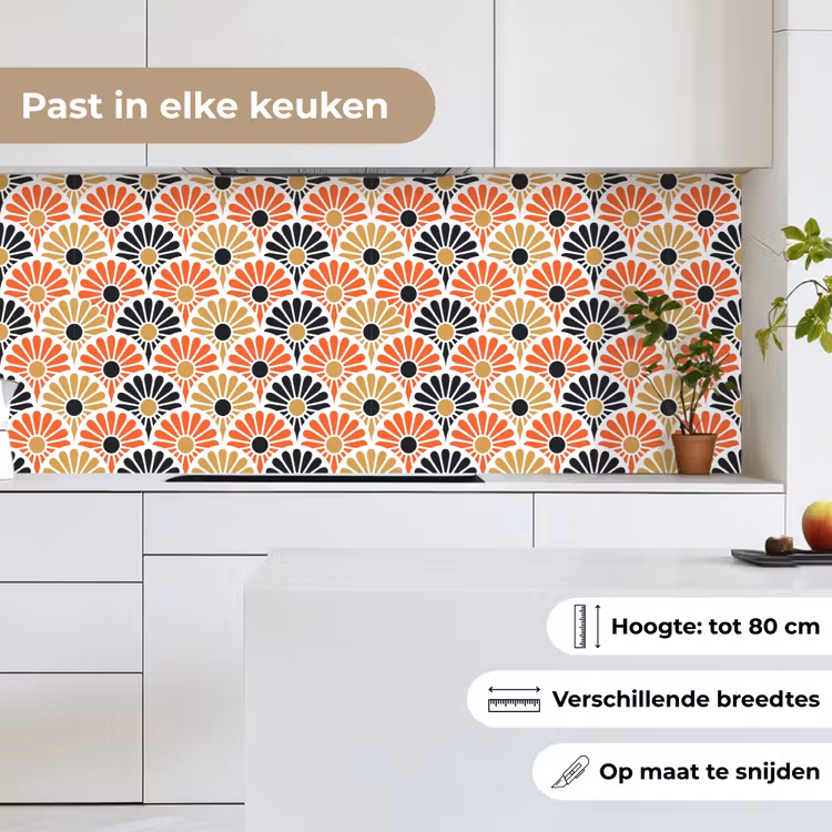 Bloemen - Japan - Patronen keuken achterwand 2 middel 871 -sfeer4_NL