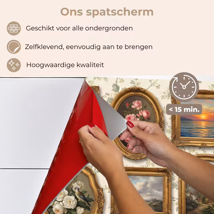 Bloemen - Roze - Stilleven - Klassiek keuken achterwand spatscherm klein -spatscherm_NL
