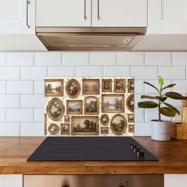 Bloemen - Roze - Stilleven - Klassiek keuken achterwand spatscherm klein -sfeer2