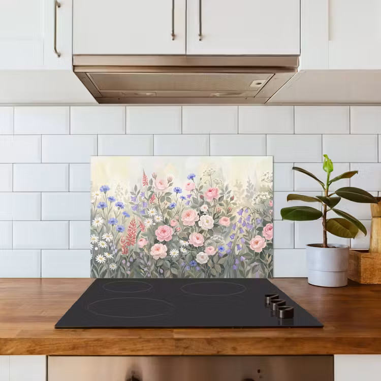 Bloemen - Tuin - Natuur - Kleurrijk keuken achterwand 2 middel -sfeer1