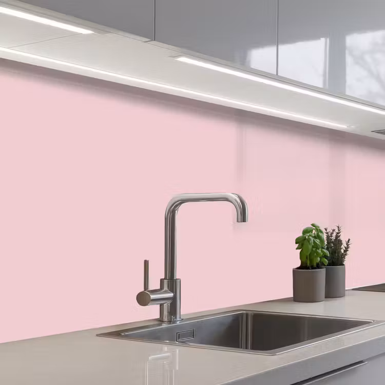 Blush - Pink - Roze keuken achterwand 2 middel 871 -3d_schuin