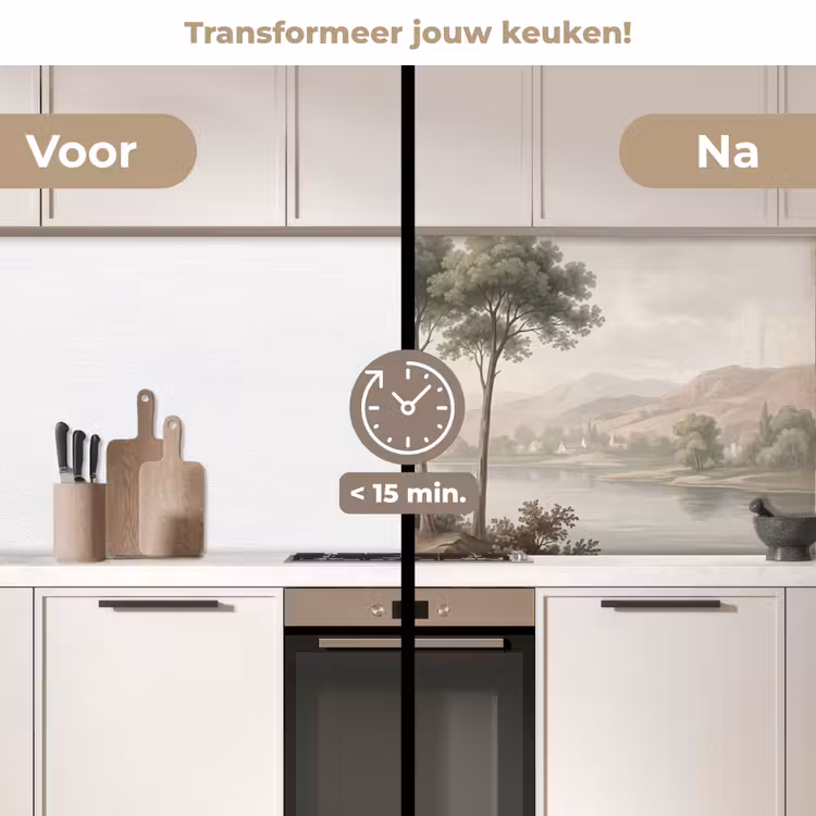 Bomen - Meer - Bergen - Illustratie keuken achterwand 2 middel -voor-na2_NL