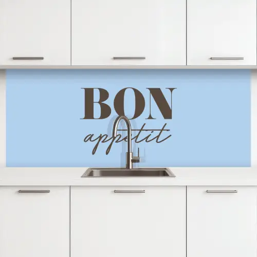 Bon appetit keuken achterwand 2 middel -3d