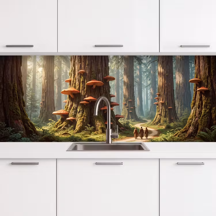 Keuken achterwand - Bos - Bomen - Natuur - Bos - Bomen - Natuur keuken achterwand 2 middel
