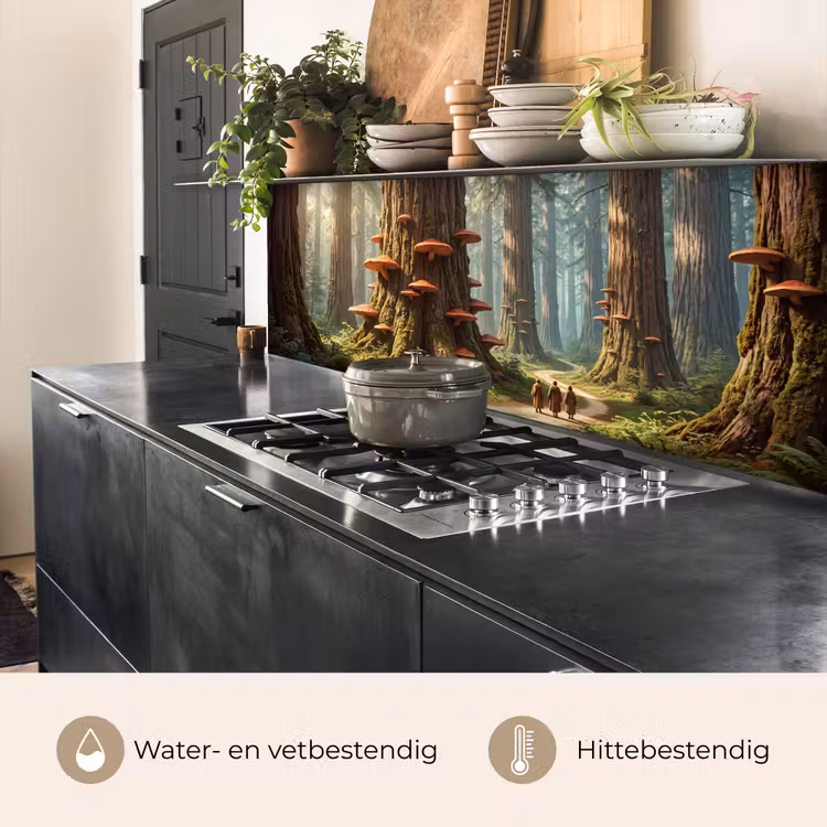 Keuken achterwand - Bos - Bomen - Natuur - Bos - Bomen - Natuur keuken achterwand 2 middel
