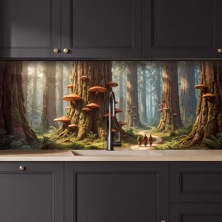 Keuken achterwand - Bos - Bomen - Natuur - Bos - Bomen - Natuur keuken achterwand 2 middel