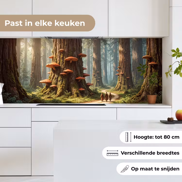 Keuken achterwand - Bos - Bomen - Natuur - Bos - Bomen - Natuur keuken achterwand 2 middel