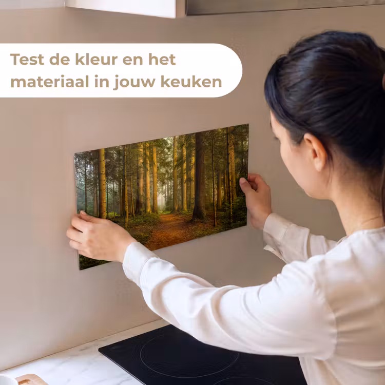 Bos - Natuur - Bomen - Landschap - Bladeren keuken achterwand sample klein -USP_sampleNL