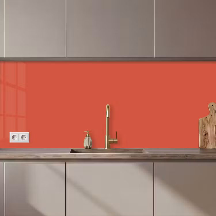 Brick - Red - Rood keuken achterwand 2 middel 871 zz_3dshopping