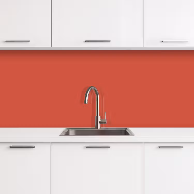 Brick - Red - Rood keuken achterwand 2 middel 871 -3d