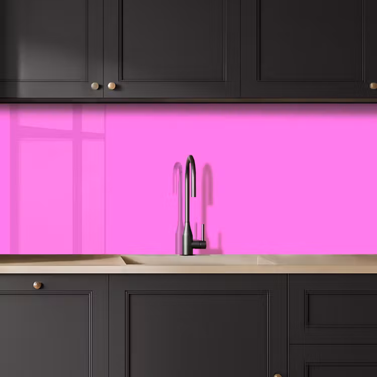 Bright - Orchid - Roze keuken achterwand 2 middel 871 -sfeer1