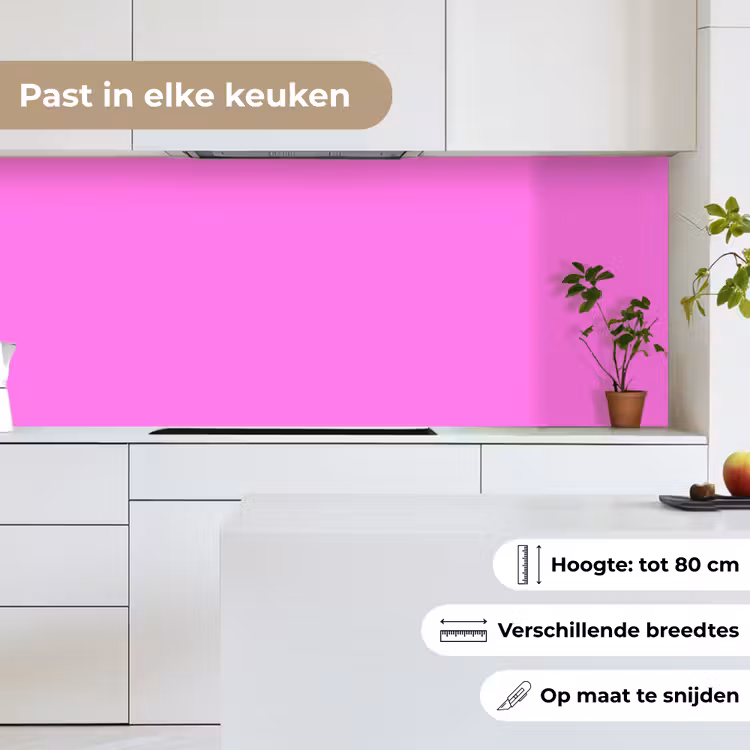 Bright - Orchid - Roze keuken achterwand 2 middel 871 -sfeer4_NL