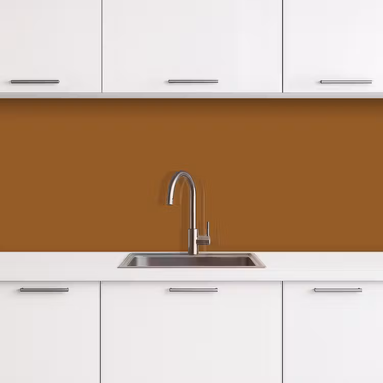 Bruin - Aardetint - Effen kleur keuken achterwand 2 middel 871 -3d