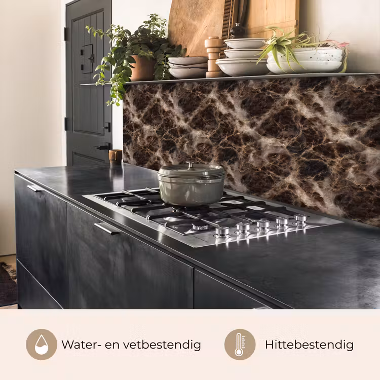 Bruin - Goud - Marmer keuken achterwand 2 middel 871 -usp_NL