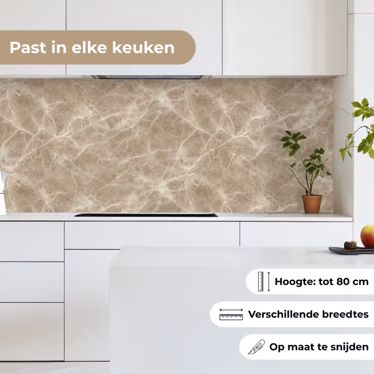 Bruin - Kristaladers - Marmer keuken achterwand 2 middel 871 -sfeer4_NL