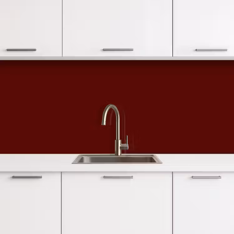 Burnt - Mahogany - Rood keuken achterwand 2 middel 871 -3d