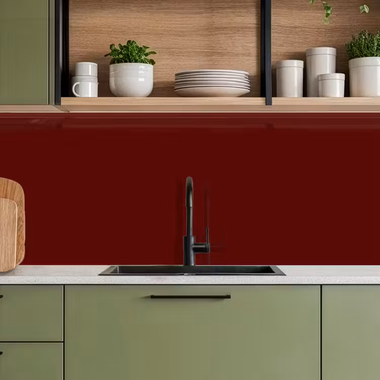 Burnt - Mahogany - Rood keuken achterwand 2 middel 871 -sfeer3