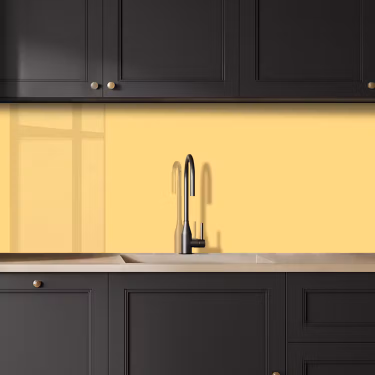 Butter - Geel - Yellow keuken achterwand 2 middel 871 -sfeer1