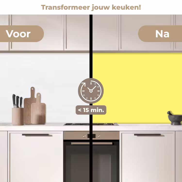 Buttery - Beige - Geel keuken achterwand 2 middel 871 -voor-na2_NL