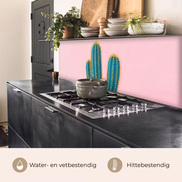 Cactussen - Modern - Pastel keuken achterwand 2 middel -usp_NL