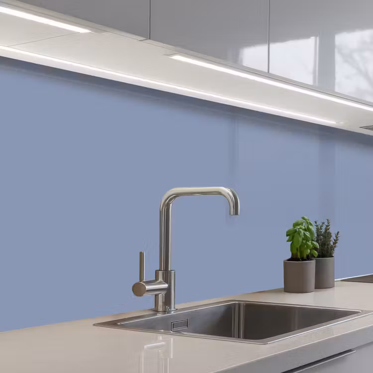 Canary - Champ - Blauw keuken achterwand 2 middel 871 -3d_schuin