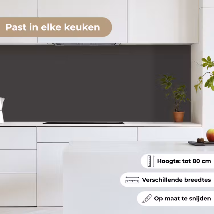 Charcoal - Grijs- Grey keuken achterwand 2 middel 871 -sfeer4_NL