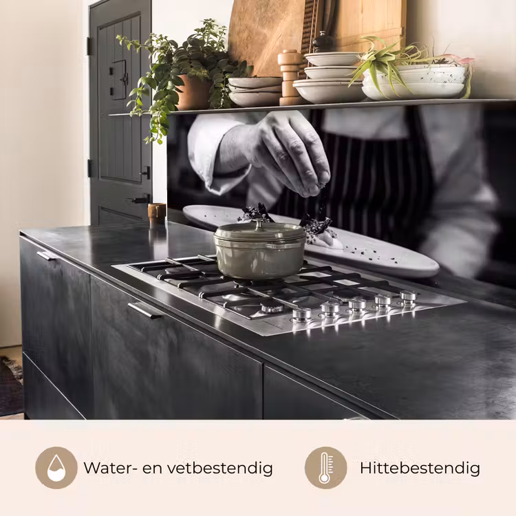 Chef - Garnering - Gerecht keuken achterwand 2 middel -usp_NL