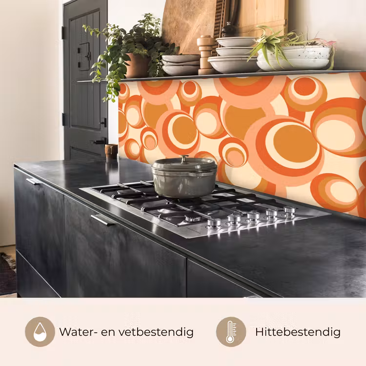 Cirkel - Retro - Patroon keuken achterwand 2 middel 871 -usp_NL