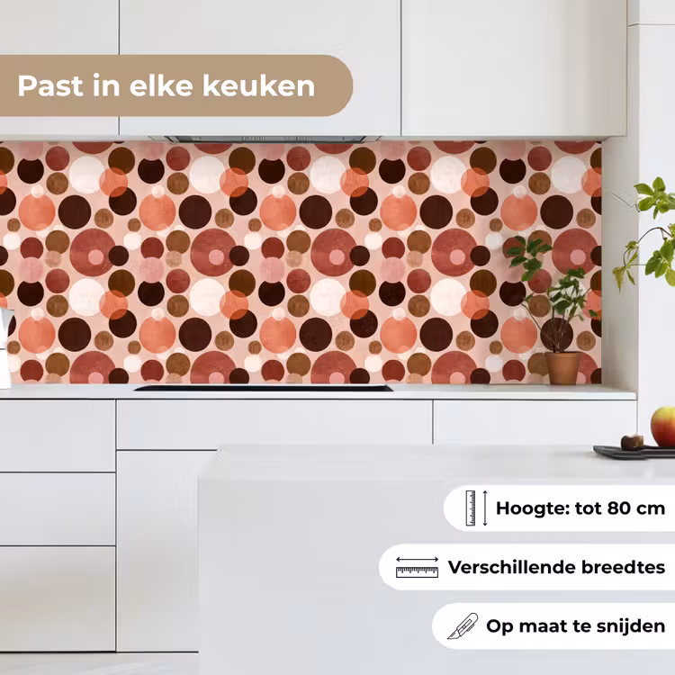 Cirkels - Modern - Kleurrijk keuken achterwand 2 middel 871 -sfeer4_NL