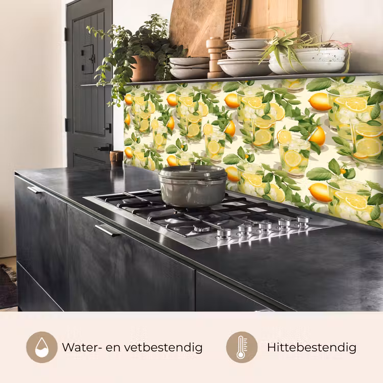 Citroen - Drankje - Glas - Munt keuken achterwand 2 middel 871 -usp_NL