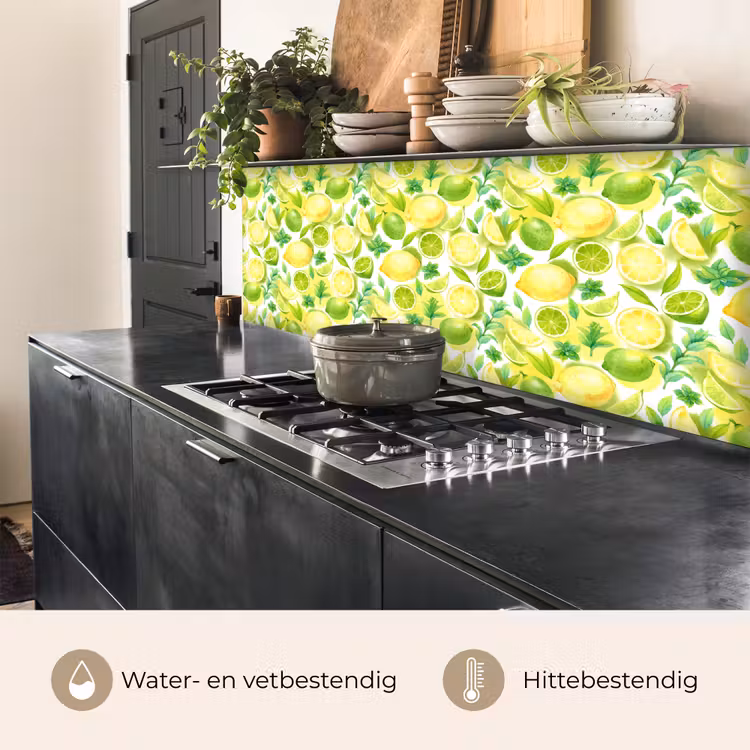 Citroen - Geel - Limoen - Groen keuken achterwand 2 middel 871 -usp_NL