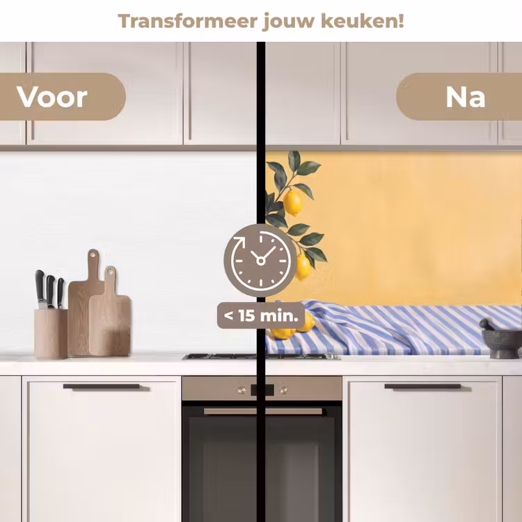 Keuken achterwand - Citroen - Stilleven - Modern - Citroen - Stilleven - Modern keuken achterwand 2 middel