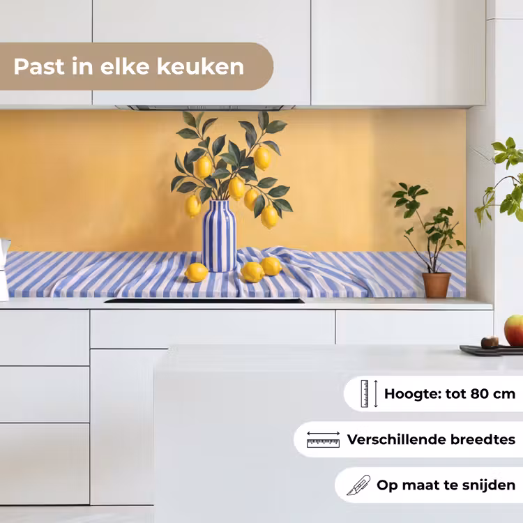 Keuken achterwand - Citroen - Stilleven - Modern - Citroen - Stilleven - Modern keuken achterwand 2 middel