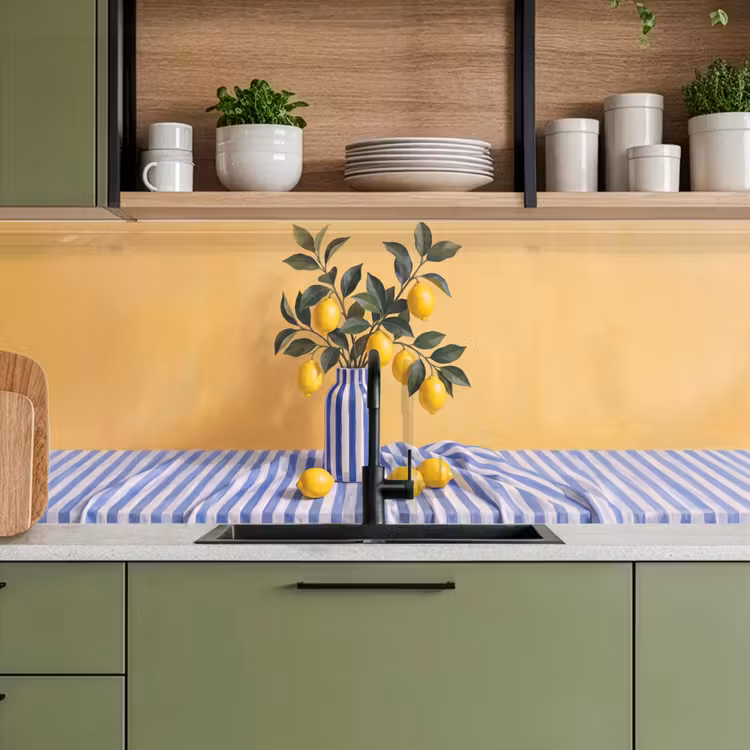 Keuken achterwand - Citroen - Stilleven - Modern - Citroen - Stilleven - Modern keuken achterwand 2 middel