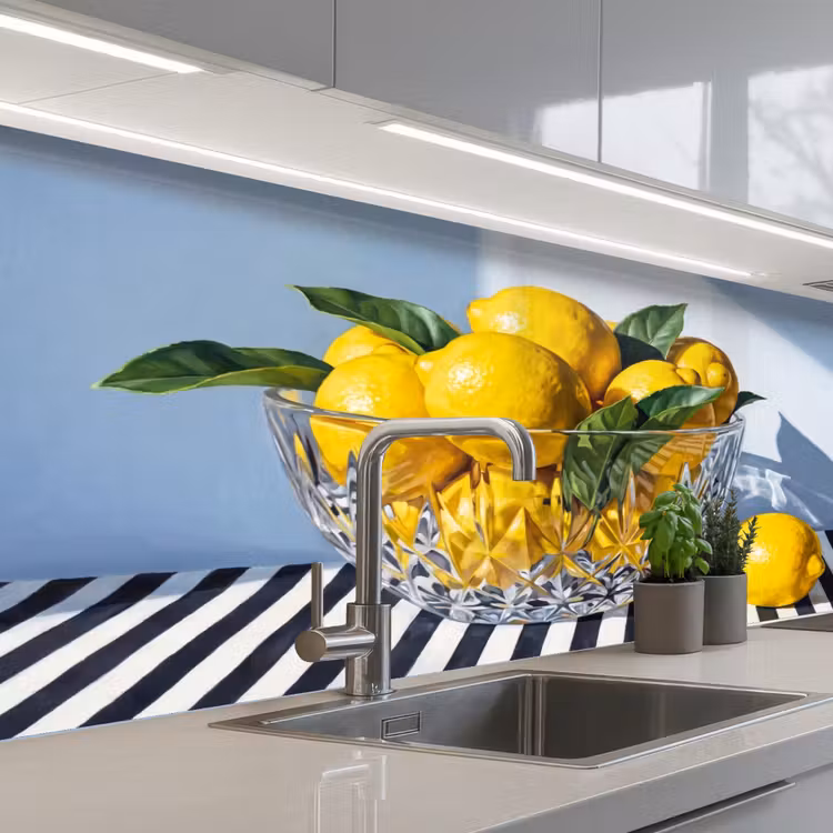 Keuken achterwand - Citroenen - Fruit - Geel - Citroenen - Fruit - Geel keuken achterwand 2 middel