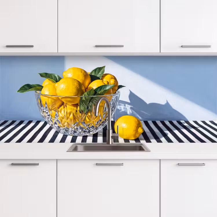 Keuken achterwand - Citroenen - Fruit - Geel - Citroenen - Fruit - Geel keuken achterwand 2 middel