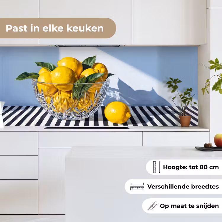 Keuken achterwand - Citroenen - Fruit - Geel - Citroenen - Fruit - Geel keuken achterwand 2 middel