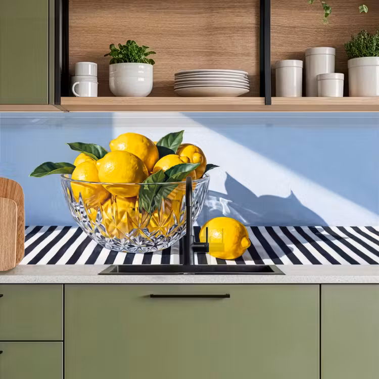 Keuken achterwand - Citroenen - Fruit - Geel - Citroenen - Fruit - Geel keuken achterwand 2 middel