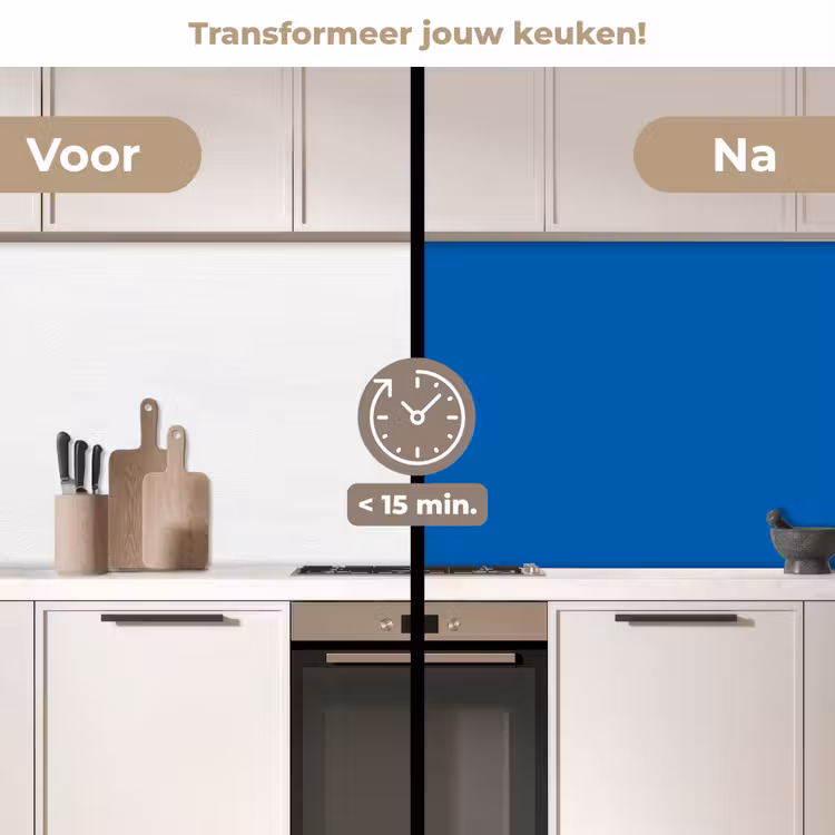 Classic - Azure - Blauw keuken achterwand 2 middel 871 -voor-na2_NL