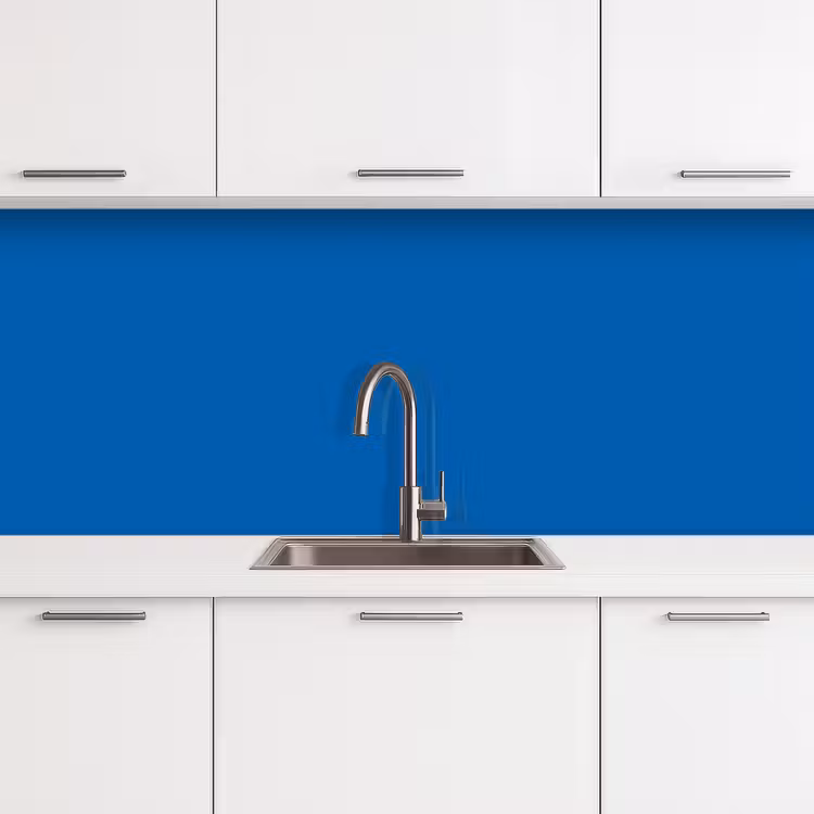 Classic - Azure - Blauw keuken achterwand 2 middel 871 -3d