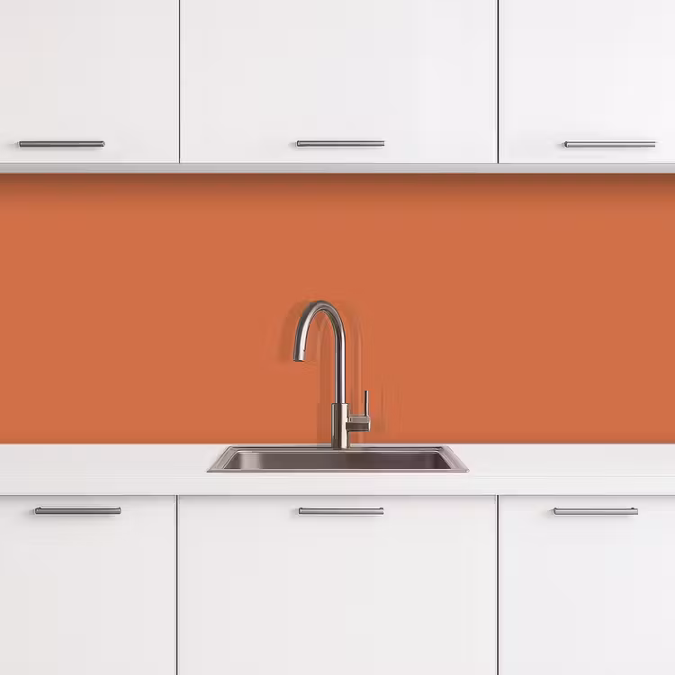 Classic - Terracotta - Oranje keuken achterwand 2 middel 871 -3d